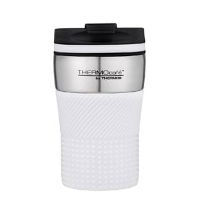 Thermos Thermocafe 200ml Stainless Steel Vacuum Insulated Coffee Cup - White