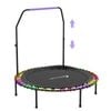 ADVWIN 40" Mini Trampoline Rebounder Foldable Fitness Trampoline for Adults and Kids Max Load 150kg