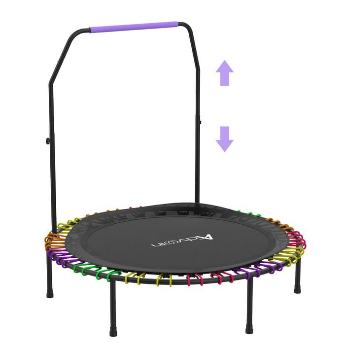 ADVWIN 40" Mini Trampoline Rebounder Foldable Fitness Trampoline for Adults and Kids Max Load 150kg
