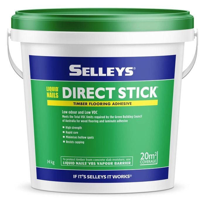 Selleys Liquid Nails 14kg Direct Stick Timber Flooring Adhesive