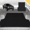 Outback GT 6D Pro Ute Tub Mat for Isuzu D-Max Crew Cab 2008-2011 (With Spray On Liner or No Liner) - Black
