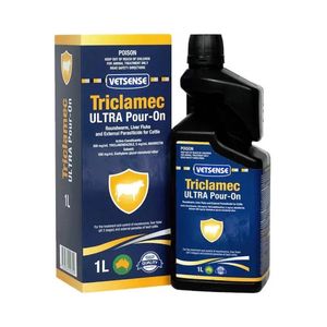 Vetsense Triclamec Ultra Pour-On 1L For Cattle