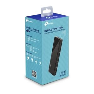 Tp-link Uh720 Usb 3.0 7-port Hub With 2 Charging Ports 5v/2.4a 5gbps Transfer Speeds For Ios And Android Devices