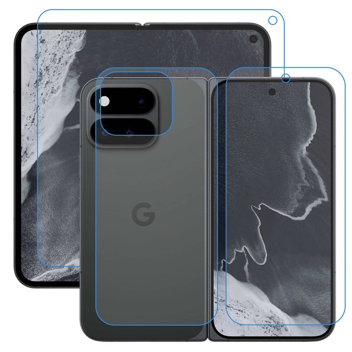 3x in 1 Pack MEZON Google Pixel 11 Pro Fold Hydrogel Film Clear Screen Protectors