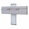 Evacare Track Mounted Bracket for Wall Hung Basins Adjustable - White and Silver | Aluminium | Adjustable basin wall bracket