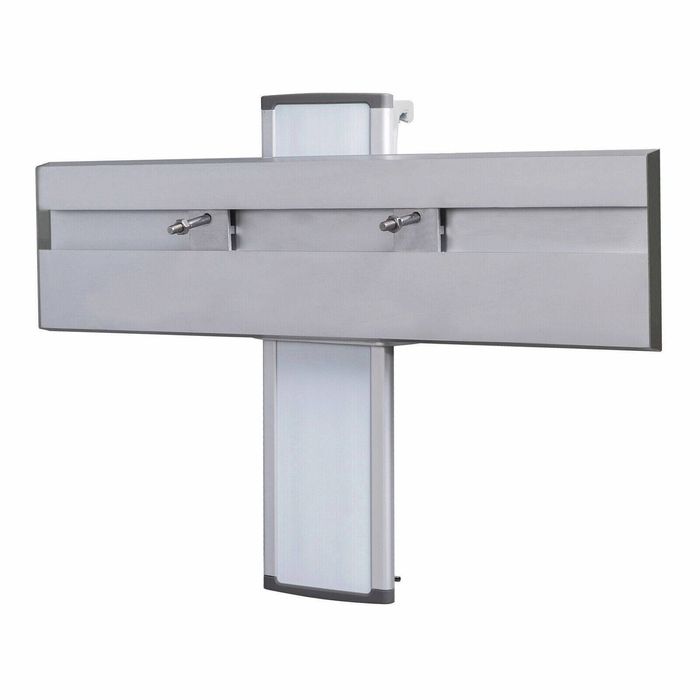 Evacare Track Mounted Bracket for Wall Hung Basins Adjustable - White and Silver | Aluminium | Adjustable basin wall bracket