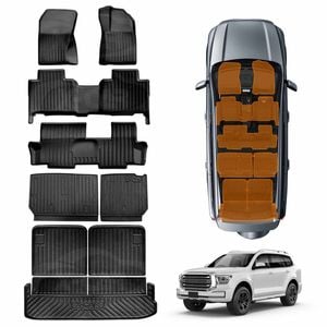 Floor Mats Boot Liner Set for GWM Tank 500 Tank500 2024-Onwards Cargo Kick Mats Back Seat Protector