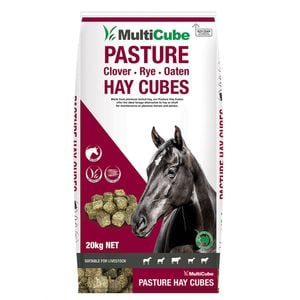 MultiCube Premium Pasture Hay Cubes Horse Feed 20kg