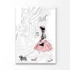 Girl With her Puppy Print 100% Australian Made 90 x 120cm (Acrylic)