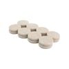 Surface Gard 25mm Beige Round Adhesive Felt - 16 Pack