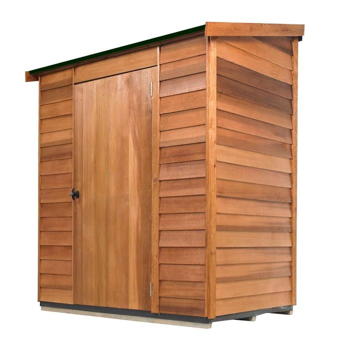 Cedar Shed 1.8 x 1.2m Hampshire with Steel Roof