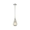 CLA Lighting BONITO Winter Moss Wood Tear Drop Pendant Light - 1-Lit