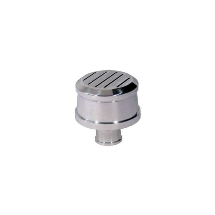 Polished Aluminium Push In Breather Cap Ball Milled Valve Cover Rocker Cover
