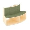 Jooyes Puzzle Series Kids Corner Book Storage Seat With Cushioned Top
