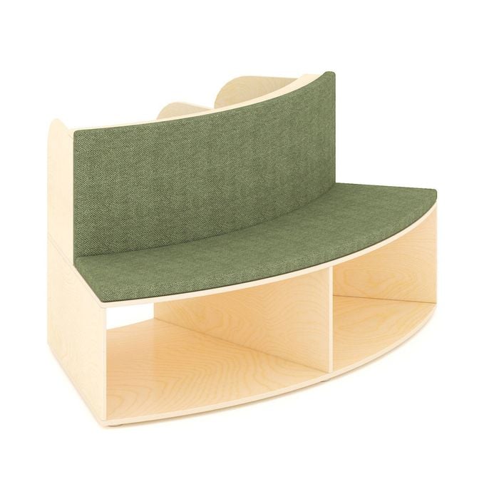 Jooyes Puzzle Series Kids Corner Book Storage Seat With Cushioned Top