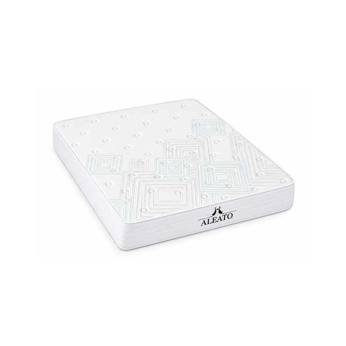 Aleato 16cm Double Medium Firm Mattress, Full Body Support with Foam Tight top, Breathable Bed Mattress