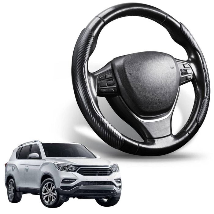 Segmented Steering Wheel Cover for SsangYong Rexton 2017 - Current Y290, Y400, Y450