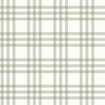 Cristiana Masi Forest Green and White Plaid Wallpaper - 10.05m x 53cm