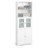 Costway 163cm Tall Storage Cabinet Kitchen Pantry Cupboard Sideboard White