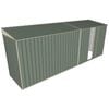 Build-A-Shed 1.2 x 5.2 x 2.0m Skillion Single Sliding Side Door Shed - Green