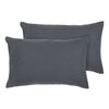 Ecology Dream Size 73 x 48cm Soft Sleeping Pillowcase Pair Storm Home Bedding