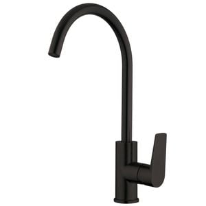 Foreno Vienna Gooseneck Sink Mixer Matte Black