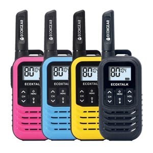ECOXGEAR EXG50-4PK UHF CB Handheld Radio Quad Colour Pack