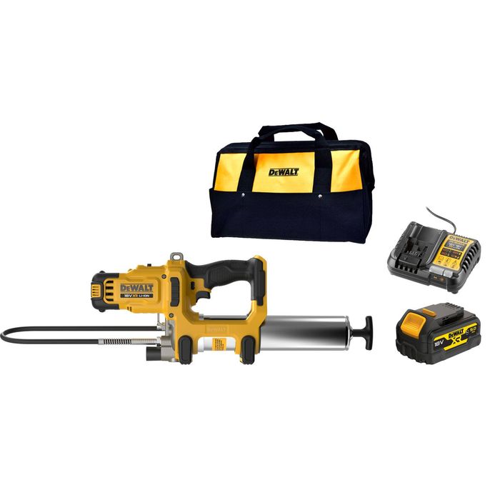 DeWALT 18V XR 5.0Ah Grease Gun Kit