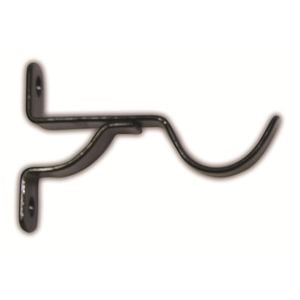 Curtain Bracket Cafe 50mm 2pp Black 030104 Windoware