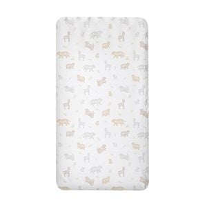Lolli Living Infant/newborn Cotton Bedside Bassinet Fitted Sheet Bosco Bear