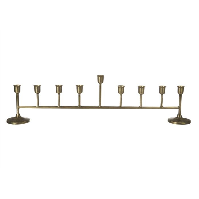 Amalfi Ford Candleholder Brass 9x72x18cm