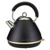 Morphy Richards Ascend Soft Gold Satin Black 1.5L Electric Kettle Rapid Boil