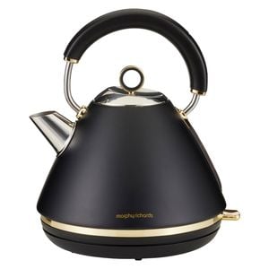 Morphy Richards Ascend Soft Gold Satin Black 1.5L Electric Kettle Rapid Boil
