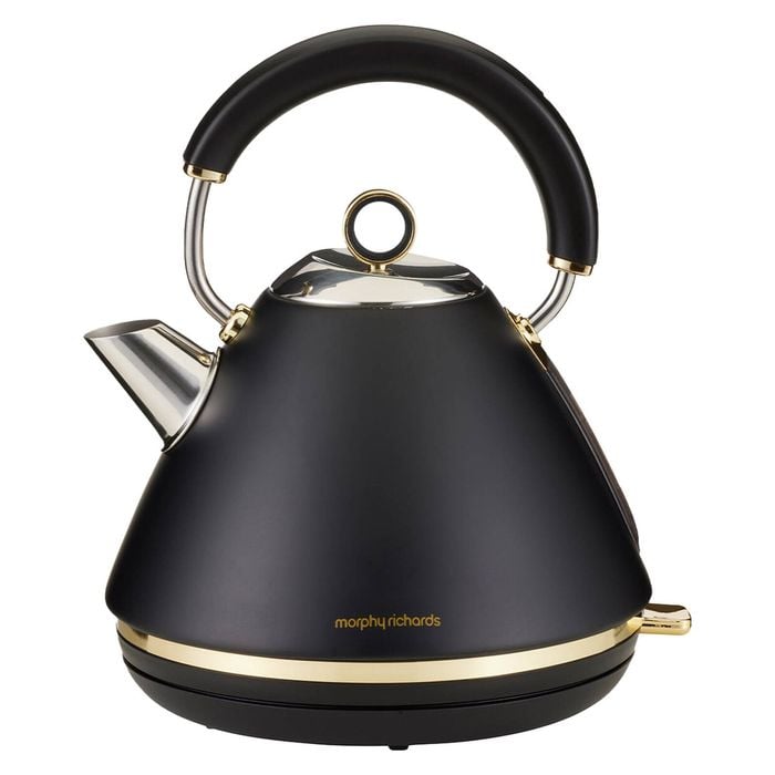 Morphy Richards Ascend Soft Gold Satin Black 1.5L Electric Kettle Rapid Boil