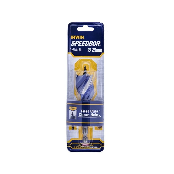 Irwin 25 x 101mm Speedbor Max Speed Tri-Flute Bit