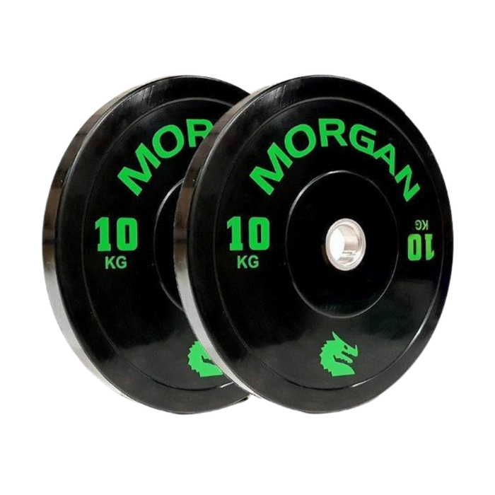 Morgan 10kg Olympic Bumper Plates  (pair)