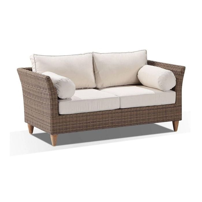 Carolina 2 Seater Outdoor Wicker Lounge - Harper