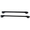BLACK Lockable Adjustment Roof Racks Cross Bars Fit For Subaru Forester 08-On 260KG