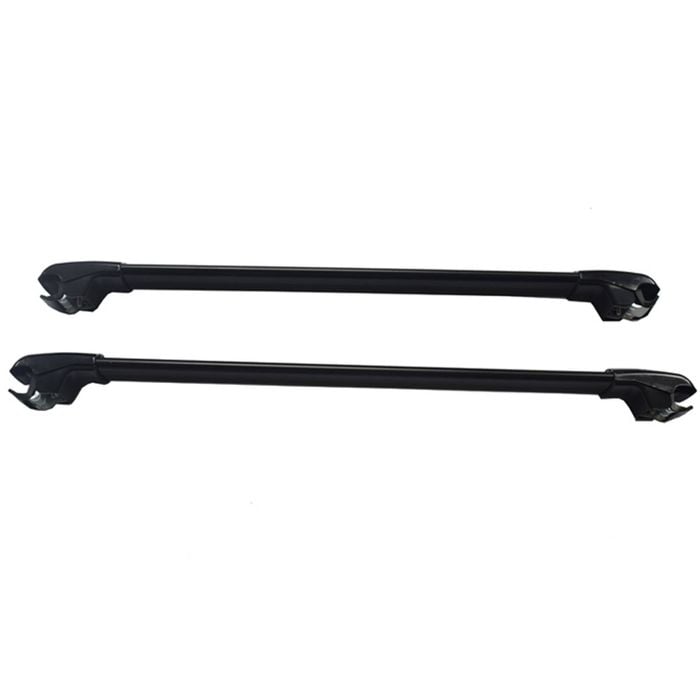 BLACK Lockable Adjustment Roof Racks Cross Bars Fit For Subaru Forester 08-On 260KG