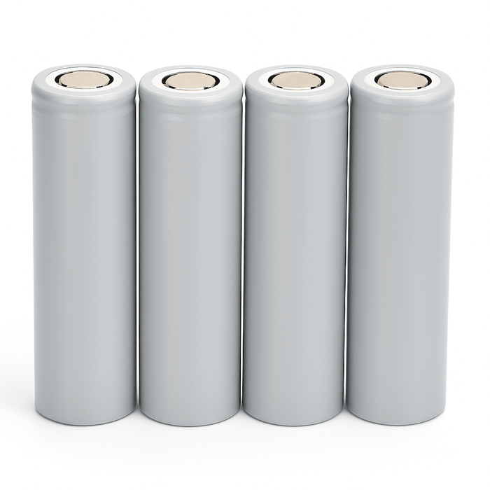 [4 Pack] 18500 3.7V High Capacity 2400mah Li-Ion Rechargeable Batteries