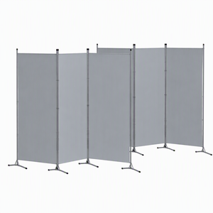 Artiss 3 Panel Room Divider Set of 2 Grey