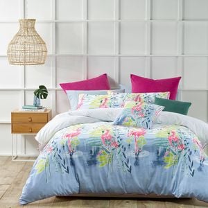 Bianca Lagoon Pink Quilt Cover Set King