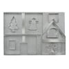 Avanti Gingerbread House 10 Piece Set Includes Base Board | 2 X 10pc Sets