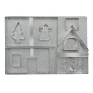 Avanti Gingerbread House 10 Piece Set Includes Base Board | 2 X 10pc Sets