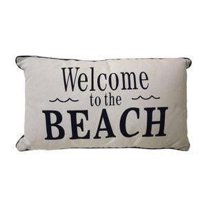LVD Cushion Welcome Beach Throw Pillow Home/Lounge Decor 30x50cm Rectangle