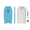 Summer Vibes Bodyboard With Coil - Blue White - Blue / White, 38