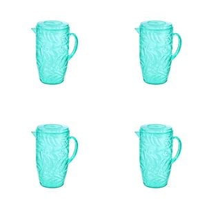 4PK Lemon & Lime Summer Outdoor Dining Breeze Deco Pitcher Jug 2.5L Assorted