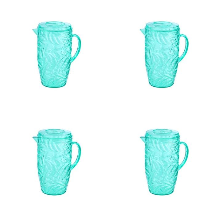 4PK Lemon & Lime Summer Outdoor Dining Breeze Deco Pitcher Jug 2.5L Assorted