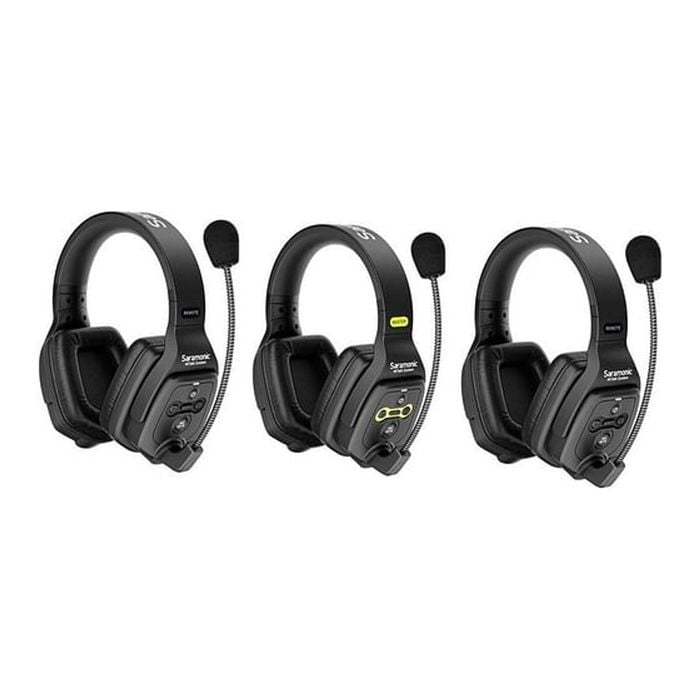 Saramonic WiTalk-WT3D 3-Person Full-Duplex Wireless Single-Ear Headset Intercom System [SAR246039]