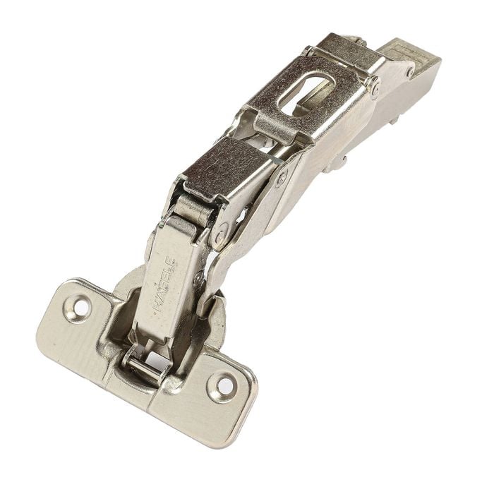 Hafele 165 Degree Half Overlay Metalla SM Concealed Cabinet Hinge -  2 Pack